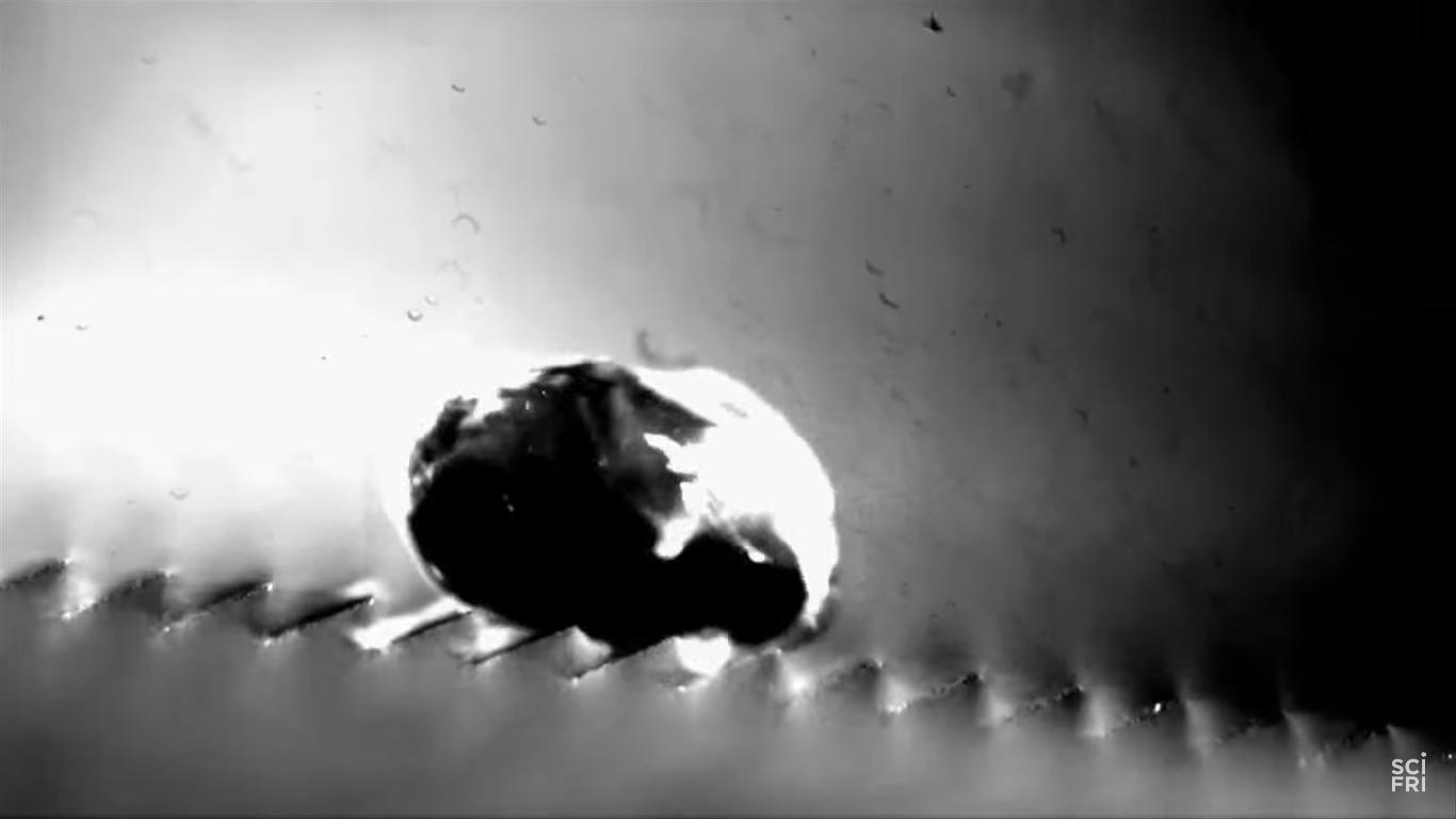 Leidenfrost effect- really cool maze of moving droplets at end